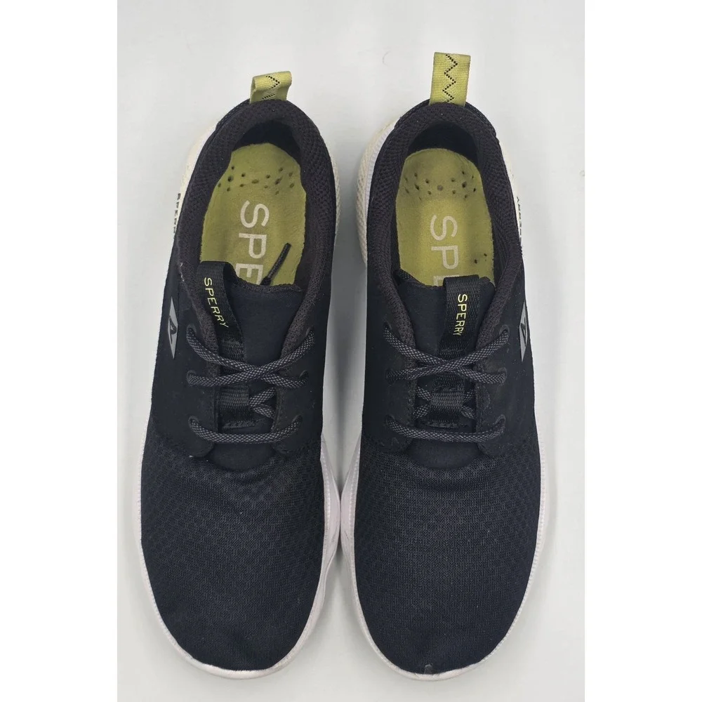 Sperry Fathom Boat Shoes Men's 7.5M Black Lightweight Casual STS15492